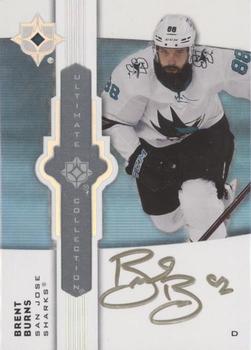 2021-22 Upper Deck Ultimate Collection - Ultimate Emblems Auto #UE-BB Brent Burns Front