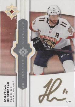 2021-22 Upper Deck Ultimate Collection - Ultimate Emblems Auto #UE-JH Jonathan Huberdeau Front
