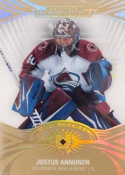 2021-22 Upper Deck Ultimate Collection - Ultimate Introductions Gold #UI-73 Justus Annunen Front