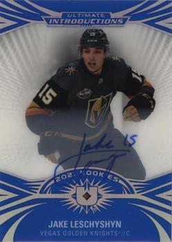 2021-22 Upper Deck Ultimate Collection - Ultimate Introductions Auto #UI-63 Jake Leschyshyn Front