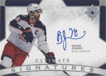 2021-22 Upper Deck Ultimate Collection - Ultimate Signatures #US-BJ Boone Jenner Front