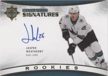 2021-22 Upper Deck Ultimate Collection - Ultimate Signatures Rookies #USR-JW Jasper Weatherby Front