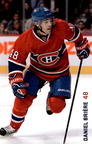 2013-14 Montreal Canadiens Playoffs Postcards #NNO Daniel Briere Front