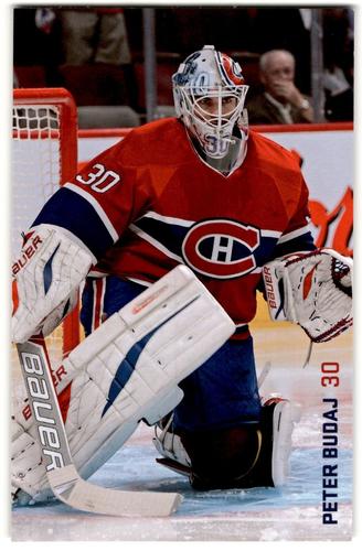 2013-14 Montreal Canadiens Playoffs Postcards #NNO Peter Budaj Front