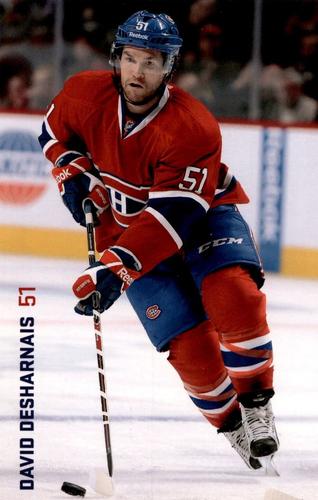 2013-14 Montreal Canadiens Playoffs Postcards #NNO David Desharnais Front
