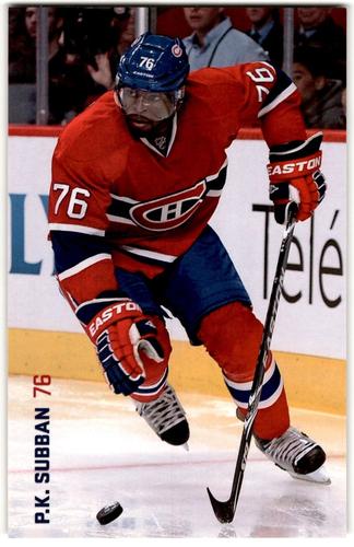 2013-14 Montreal Canadiens Playoffs Postcards #NNO P.K. Subban Front