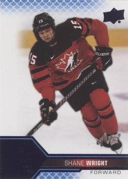 2022-23 Upper Deck Team Canada Juniors - Blue #1 Shane Wright Front