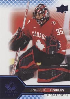 2022-23 Upper Deck Team Canada Juniors - Blue #59 Ann-Renee Desbiens Front