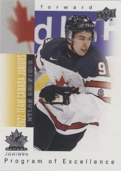 2022-23 Upper Deck Team Canada Juniors - 1996 Retro Program of Excellence Achievements #POEA-8 Dylan Guenther Front