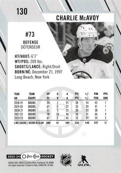 2023-24 O-Pee-Chee #130 Charlie McAvoy Back
