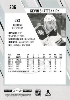 2023-24 O-Pee-Chee #236 Kevin Shattenkirk Back