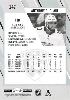 2023-24 O-Pee-Chee #247 Anthony Duclair Back