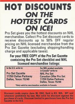 1990-91 Pro Set - Discount Offers #NNO 10 Cents Off Offer (The Hottest Discount!) Back