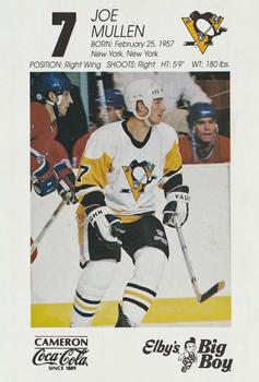 1990-91 Coke/Elby's Pittsburgh Penguins #NNO Joe Mullen Front