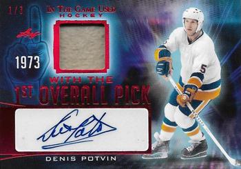 2022-23 Leaf In The Game Used - With the 1st Overall Pick Auto Relics Red Spectrum #WO-DP1 Denis Potvin Front