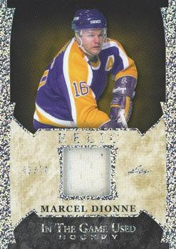 2022-23 Leaf In The Game Used - Game Used Relics Silver Sparkle #GUR-23 Marcel Dionne Front