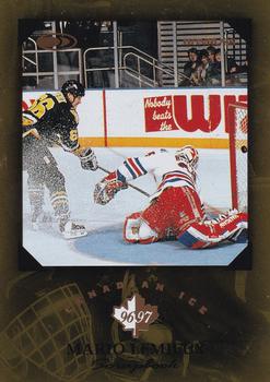 1996-97 Donruss Canadian Ice - Mario Lemieux Scrapbook Executive Proofs #12 Mario Lemieux Front