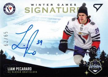2023 SportZoo Winter Games - WG Signature - Level 1 #WS1-LP Liam Pecararo Front