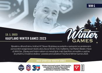 2023 SportZoo Winter Games - WG Moments #WM-1 Marián Bezák: Hlavný Organizátor Celého Projektu Back