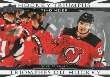 2023-24 Upper Deck Tim Hortons - Hockey Triumphs #HT-17 Timo Meier Front