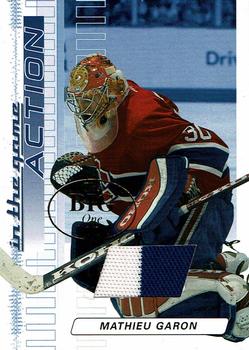 2003-04 In The Game Action - Edmonton the Big One Jerseys #M-106 Mathieu Garon Front