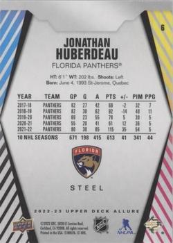 2022-23 Upper Deck Allure - Steel #6 Jonathan Huberdeau Back
