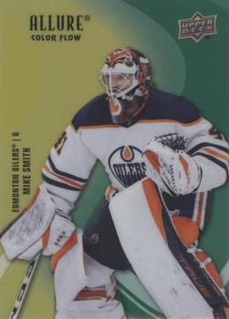 2022-23 Upper Deck Allure - Color Flow Yellow-Green #SF-90 Mike Smith Front