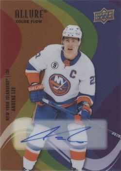 2022-23 Upper Deck Allure - Color Flow Autographs Full Rainbow #SF-10 Anders Lee Front