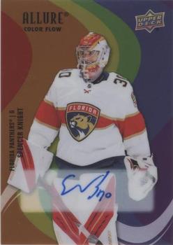 2022-23 Upper Deck Allure - Color Flow Autographs Full Rainbow #SF-33 Spencer Knight Front