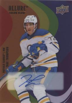 2022-23 Upper Deck Allure - Color Flow Autographs Full Rainbow #SF-80 Tage Thompson Front