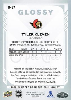 2023-24 Upper Deck - O-Pee-Chee Glossy #R-37 Tyler Kleven Back