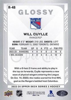 2023-24 Upper Deck - O-Pee-Chee Glossy #R-48 Will Cuylle Back