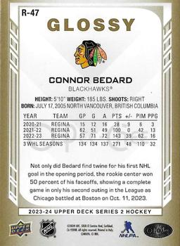 2023-24 Upper Deck - O-Pee-Chee Glossy Gold #R-47 Connor Bedard Back