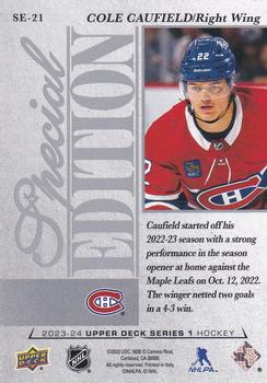2023-24 Upper Deck - Special Edition #SE-21 Cole Caufield Back