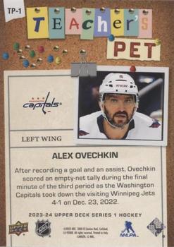 2023-24 Upper Deck - Teacher's Pet Gold #TP-1 Alex Ovechkin Back