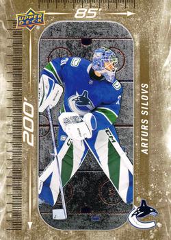 2023-24 Upper Deck - 200' x 85' Gold #DM-78 Arturs Silovs Front