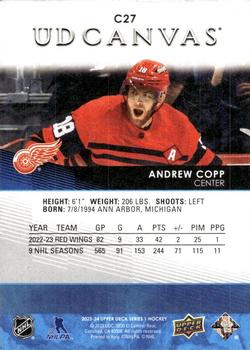 2023-24 Upper Deck - UD Canvas #C27 Andrew Copp Back