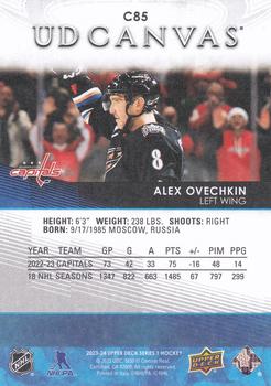 2023-24 Upper Deck - UD Canvas #C85 Alex Ovechkin Back