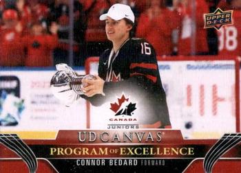2023-24 Upper Deck - UD Canvas #C258 Connor Bedard Front