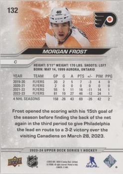 2023-24 Upper Deck - Outburst Silver #132 Morgan Frost Back