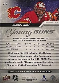 2023-24 Upper Deck - UD Exclusives #210 Dustin Wolf Back