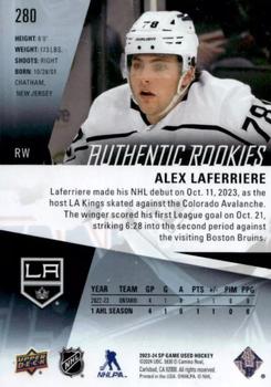 2023-24 SP Game Used #280 Alex Laferriere Back
