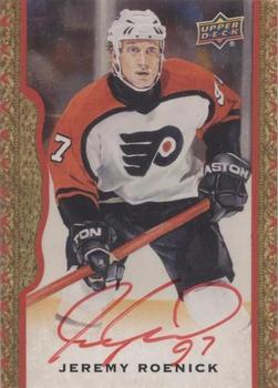 2018-19 Upper Deck Chronology - 2014-15 Upper Deck Masterpieces Update II: Framed Red Cloth Autographs #128 Jeremy Roenick Front