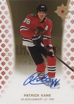 2021-22 Upper Deck Ultimate Collection - 2020-21 Upper Deck Ultimate Collection Update: Autographs Gold #72 Patrick Kane Front