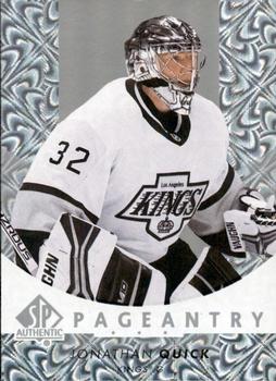 2022-23 SP Authentic - Pageantry #P-17 Jonathan Quick Front