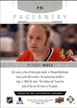 2022-23 SP Authentic - Pageantry #P-55 Bobby Hull Back