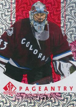 2022-23 SP Authentic - Pageantry Red #P-58 Patrick Roy Front