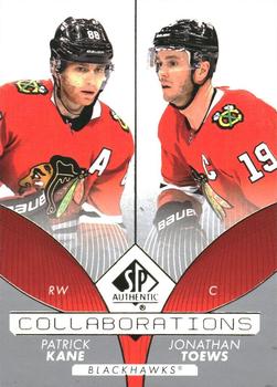 2022-23 SP Authentic - Collaborations #C-3 Patrick Kane / Jonathan Toews Front