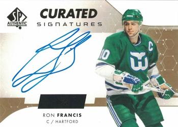 2022-23 SP Authentic - SP Curated Signatures #SPC-RF Ron Francis Front