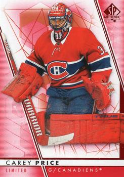 2022-23 SP Authentic - Limited Red #31 Carey Price Front